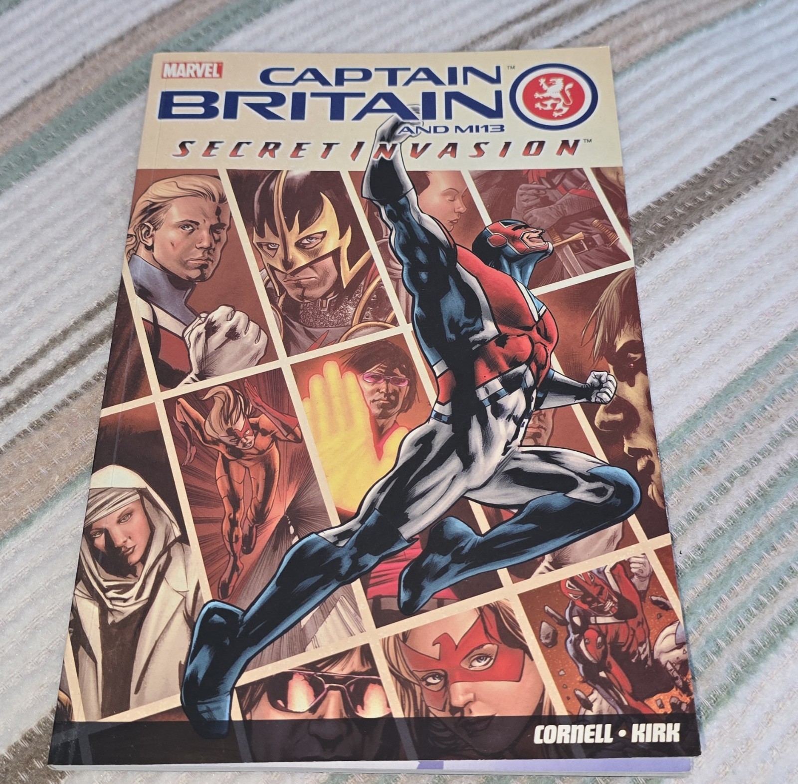 Captain Britain and MI13 Secret Invasion TPB Graphic Novel Cornell Kirk Marvel 