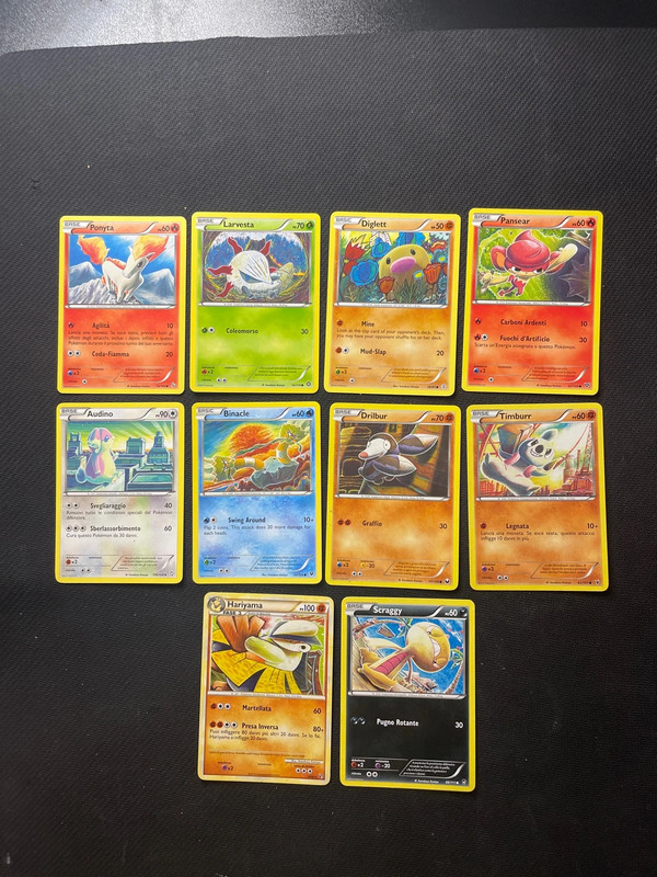 Lotto 10 carte tomokazu komiya