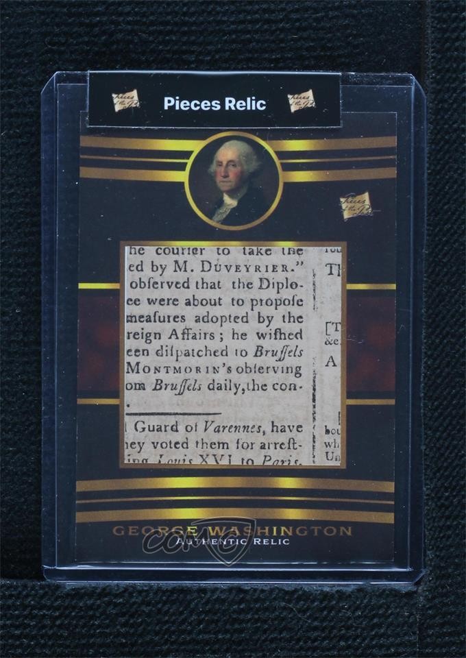 Reliquie singole 2022 George Washington #SR-2 rs2