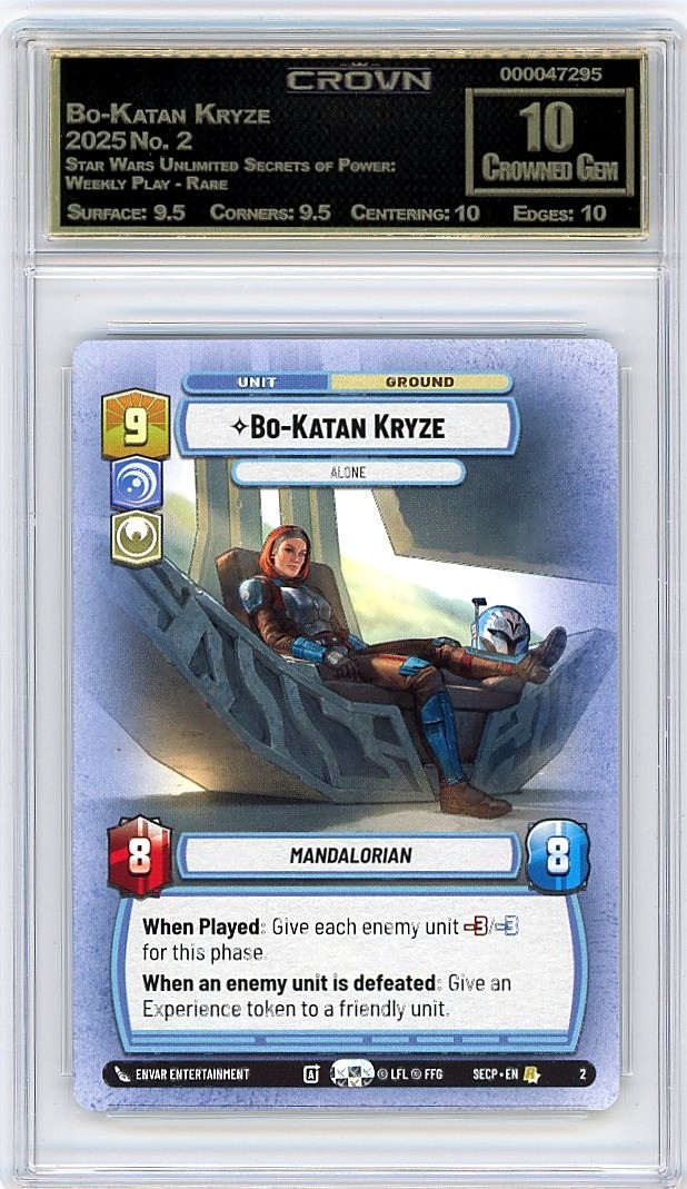 2025 Bo-Katan Kryze Star Wars Unlimited Secrets of Power: Weekly Play - Rare #2
