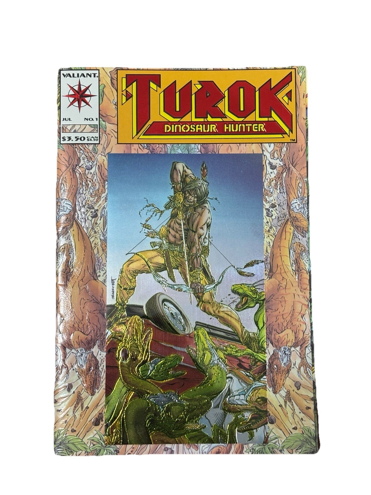 Turok Dinosaur Hunter # 1 variante oro ottime condizioni/nm