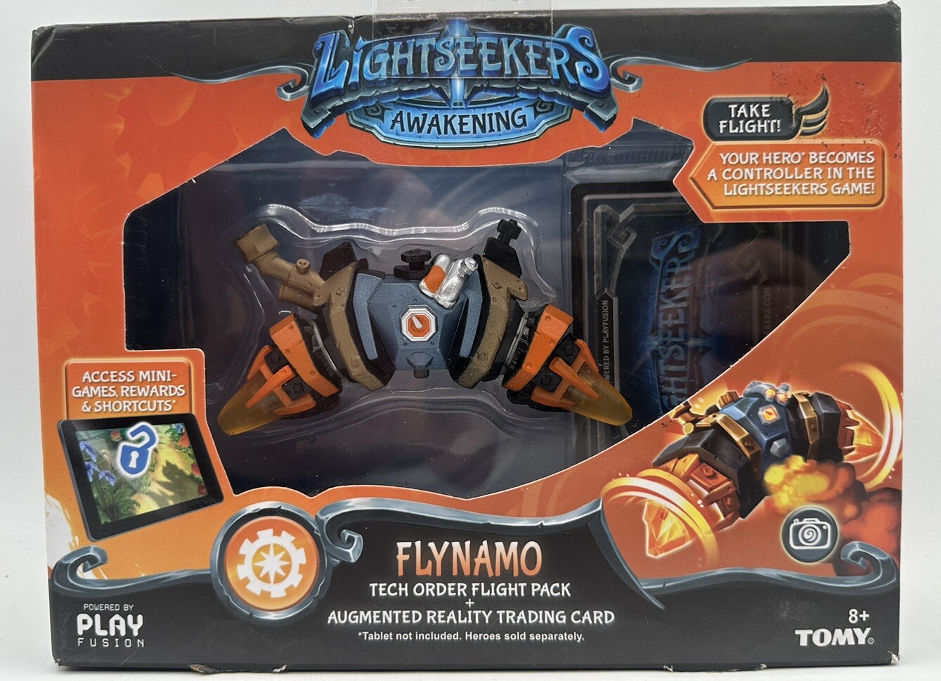 Cercatori di Luce Risveglio Flynamo + Trading Card Realtà Aumentata Nuova