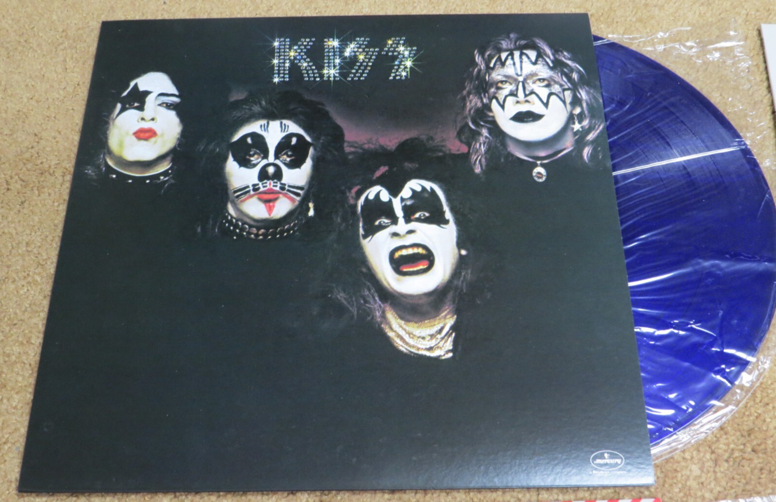 OFFICIAL MERCURY - KISS FIRST ALBUM JAPANESE ORIGINALS COLORED VINYL LP 1998