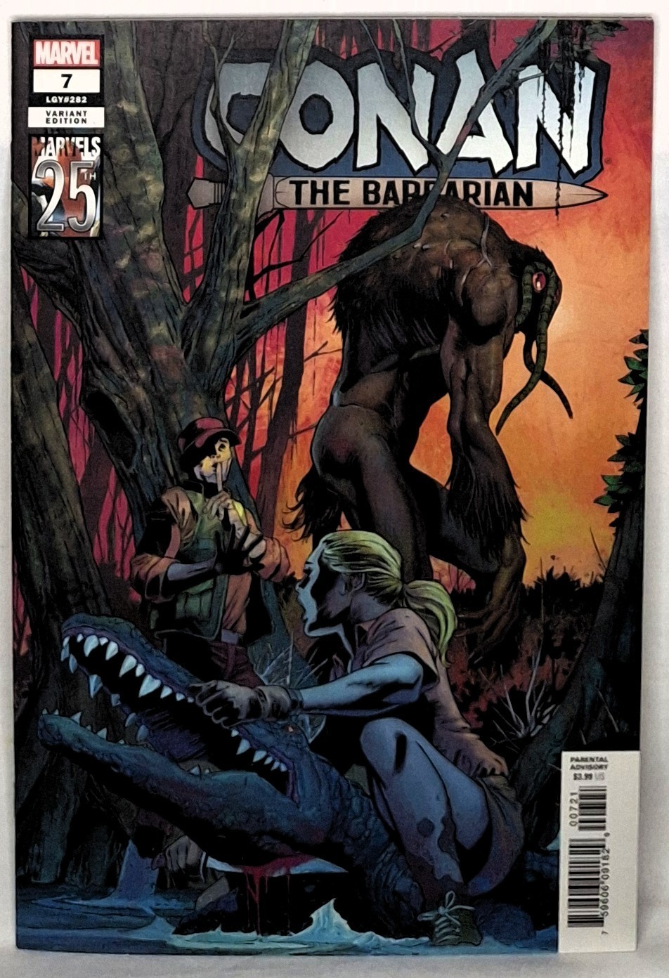 CONAN il BARBARO #7 | Copertina variante uomo-cosa Carlos Pacheco | Marvel Comics