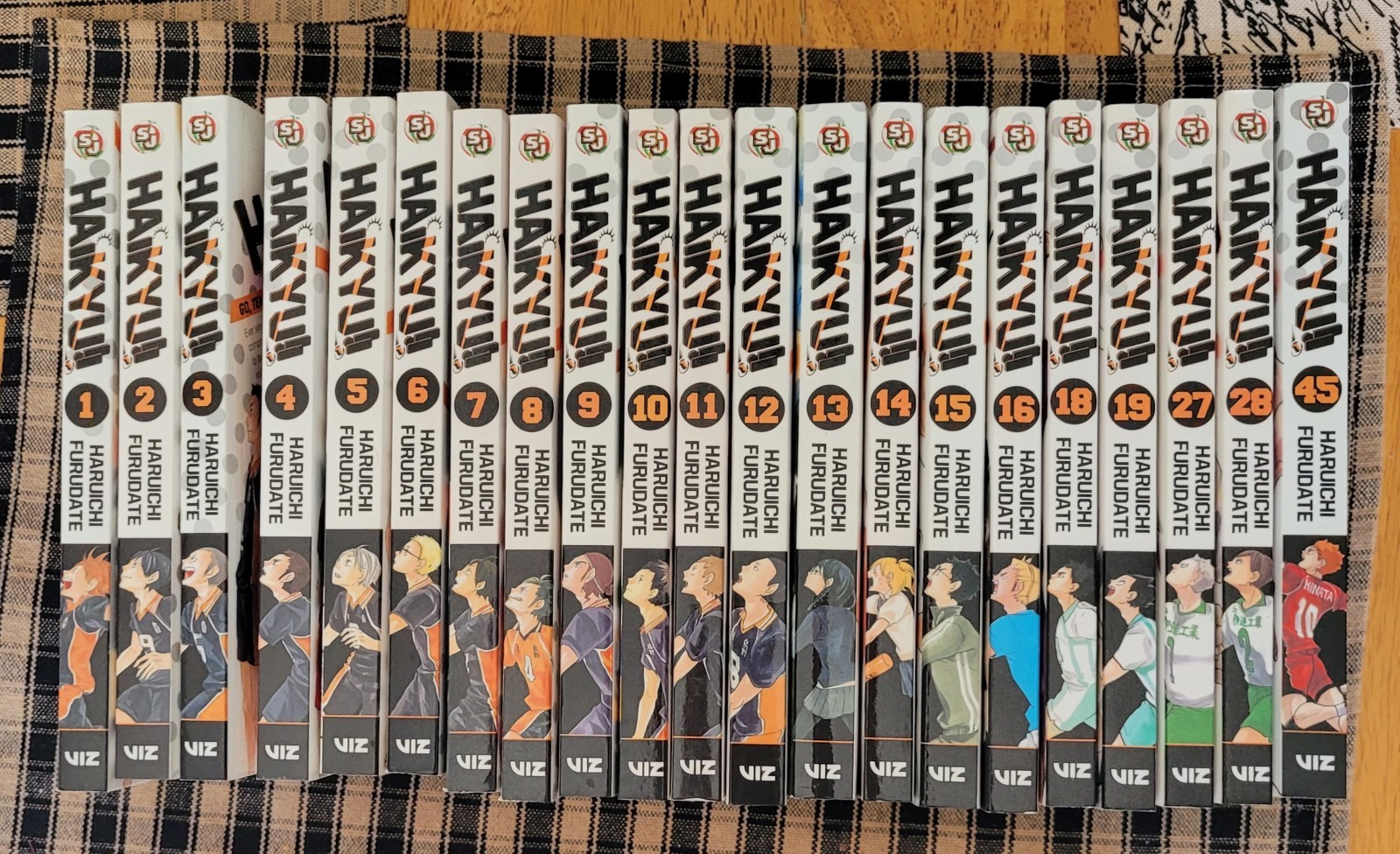 Haikyu (21 libri - non un set completo) volumi set manga 