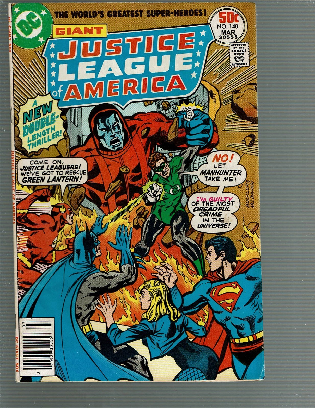 Justice League of America 140 1° App Manhunters OA GL Cacciato VF