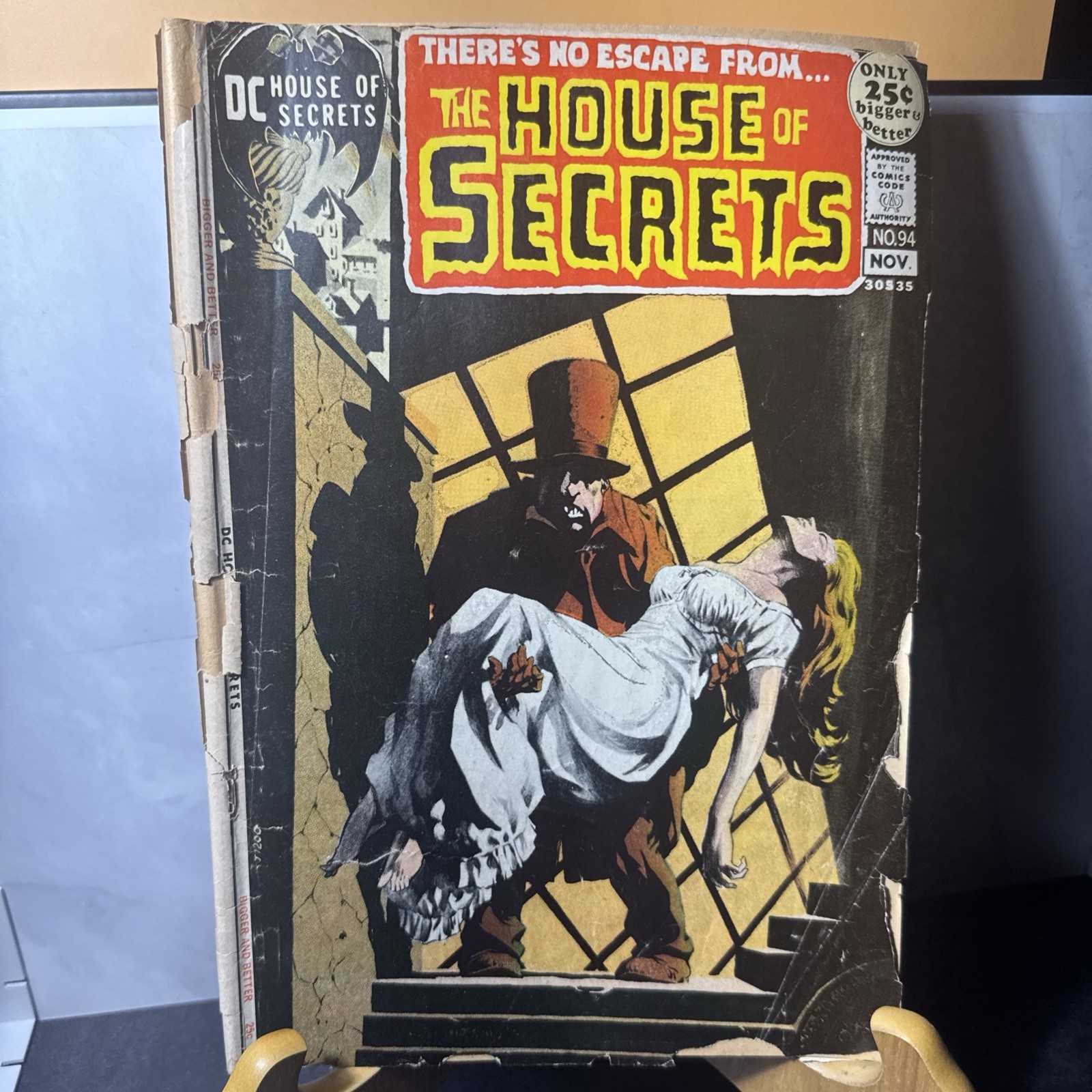 LA CASA DEI SEGRETI #94 (1971) Bernie Wrightson Art - Età del Bronzo DC Horror