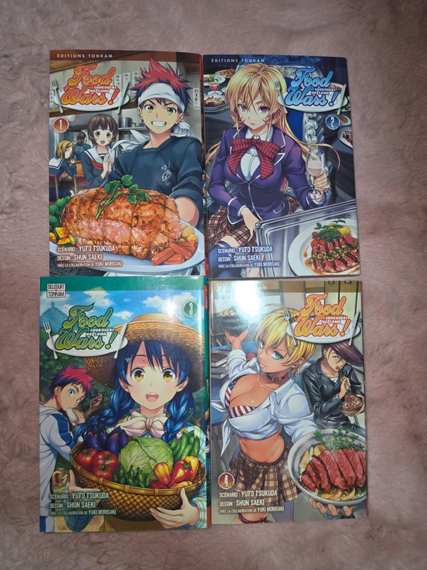 Food wars tome 1 a 4