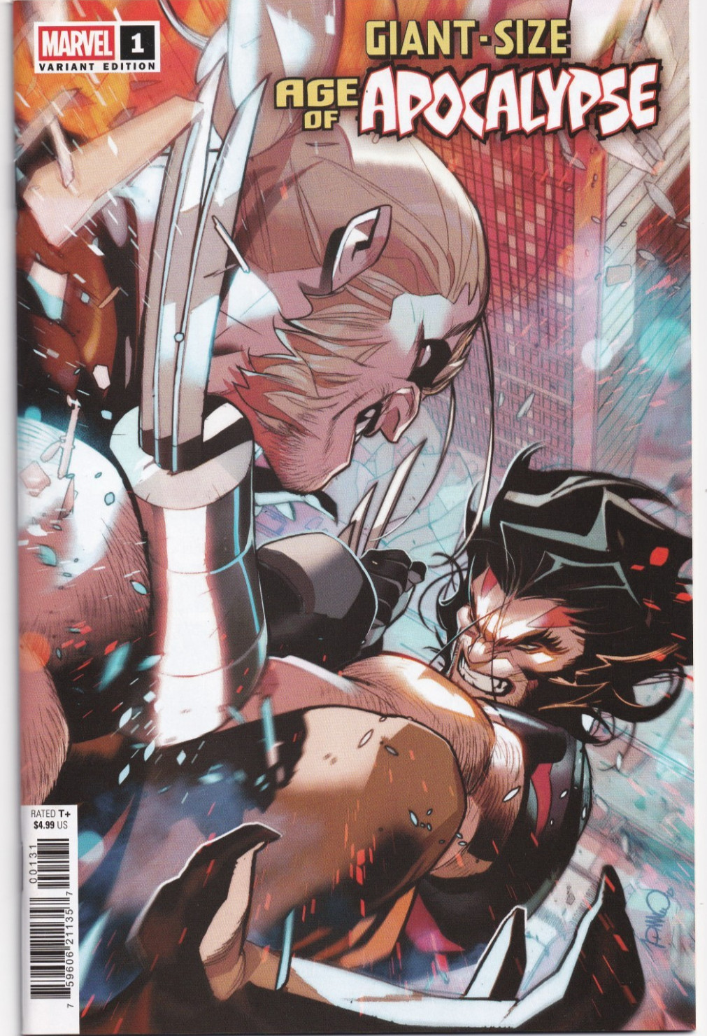 Fumetto Age of Apocalypse taglia gigante 1 prima stampa copertina E spoiler 2025 Marvel