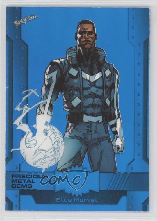 2024 Skybox Metal Universe Avengers Alta Serie PMG/50 Blu Marvel #127 0kr0