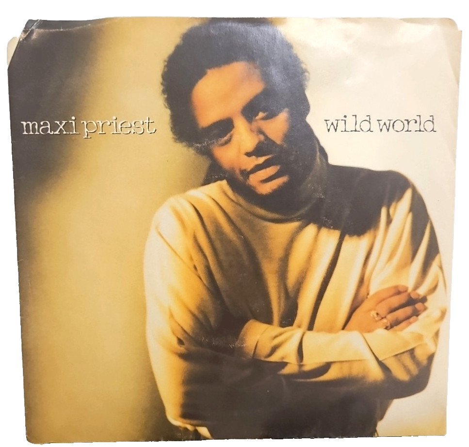 Maxi Priest – Wild World - 1988 Virgin VS 1459 7" 45RPM Single + Pic Sleeve
