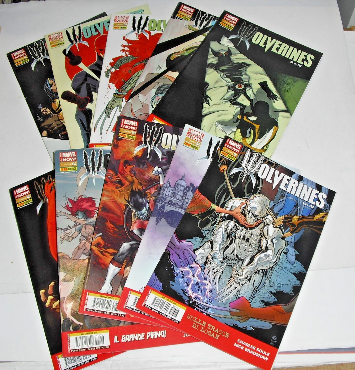 (sup2) marvel Panini WOLVERINES  1 - 10 COMPLETA