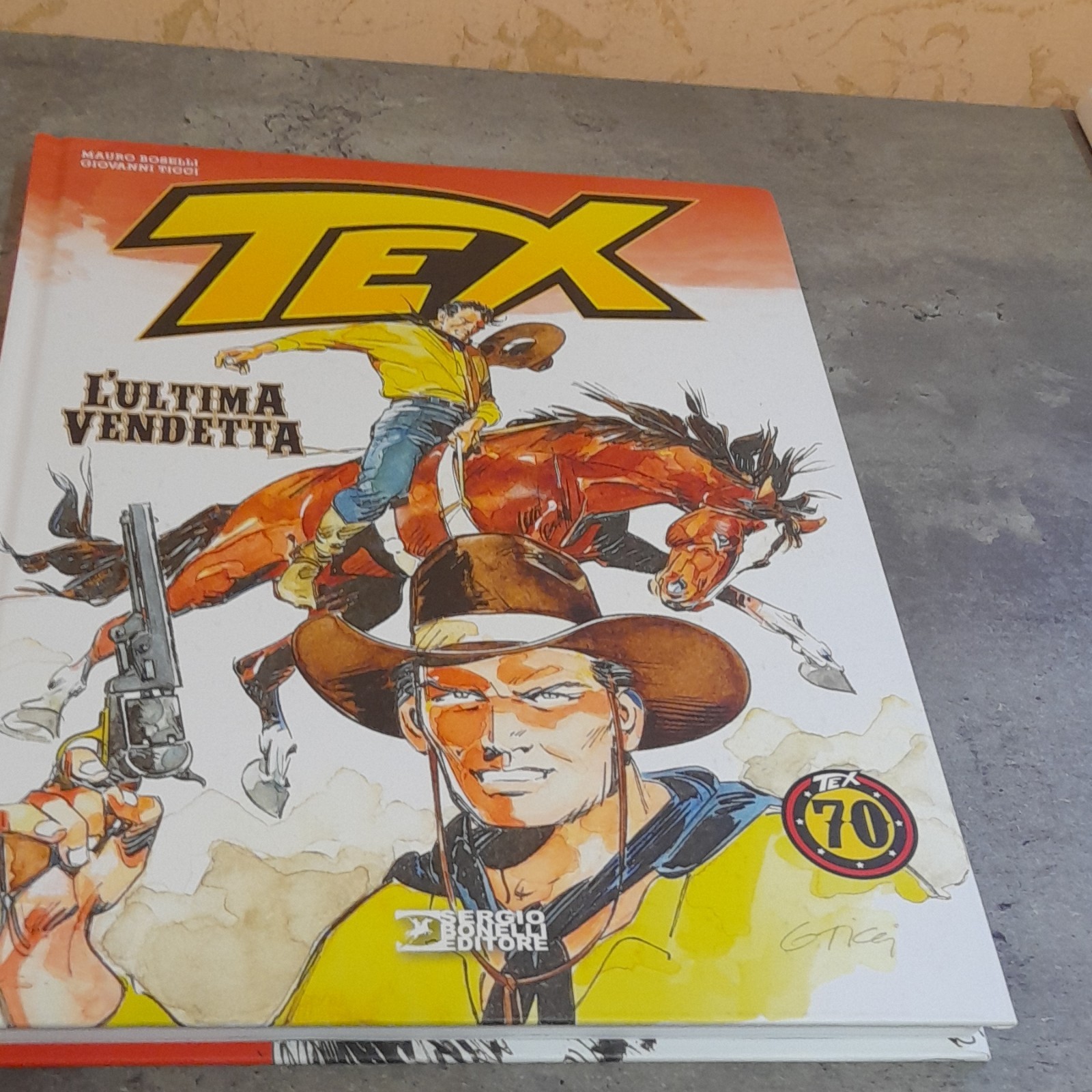 TEX CARTONATO L'ULTIMA VENDETTA DEL 2018 ED.SERGIO BONELLI.