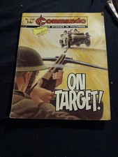 Commando storie di guerra in foto Regno Unito DC Thompson 1544 rivista tascabile vintage