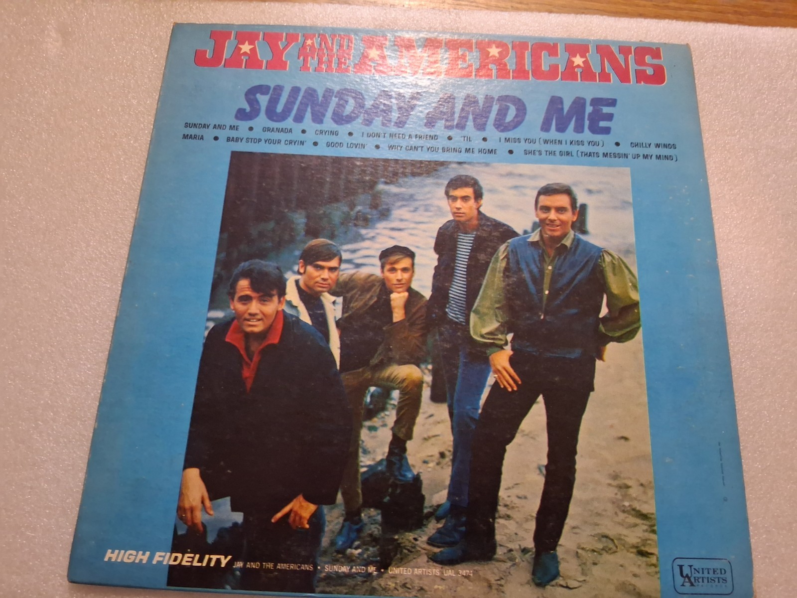 Jay And The Americans - Sunday And Me - UAS6474 - Vinyl LP