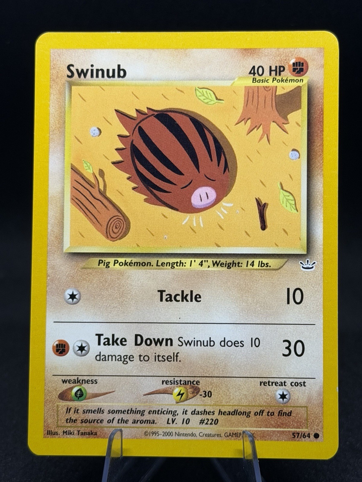 Swinub 57/64 Neo Revelation Vintage Pokémon TCG WOTC NM