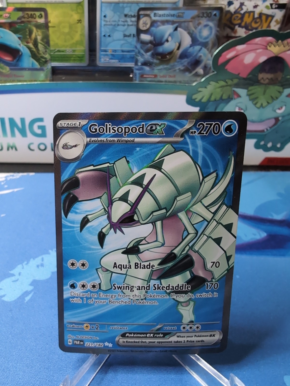 Golisopod ex 221/182 SV04: Paradox Rift Holo - NM