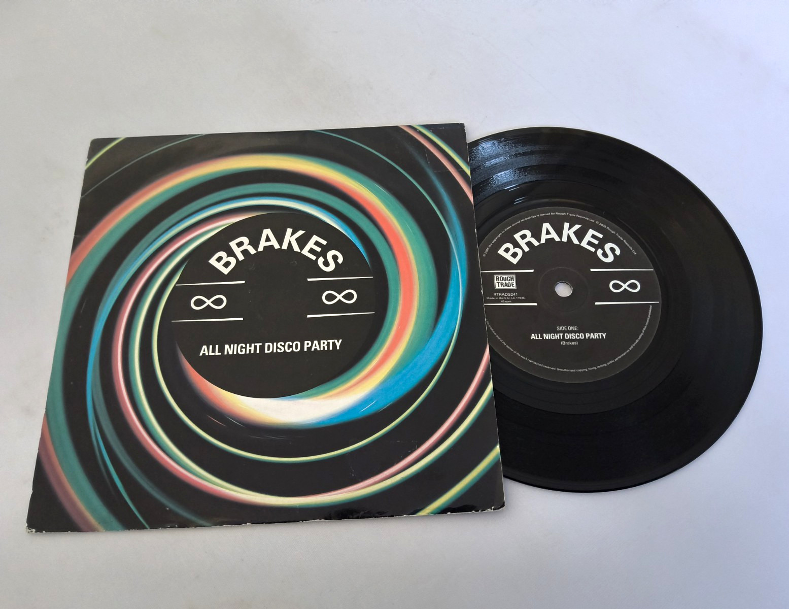 Brakes - All Night Disco Party :  7" Single, Rough Trade,  2005 ,  VG+
