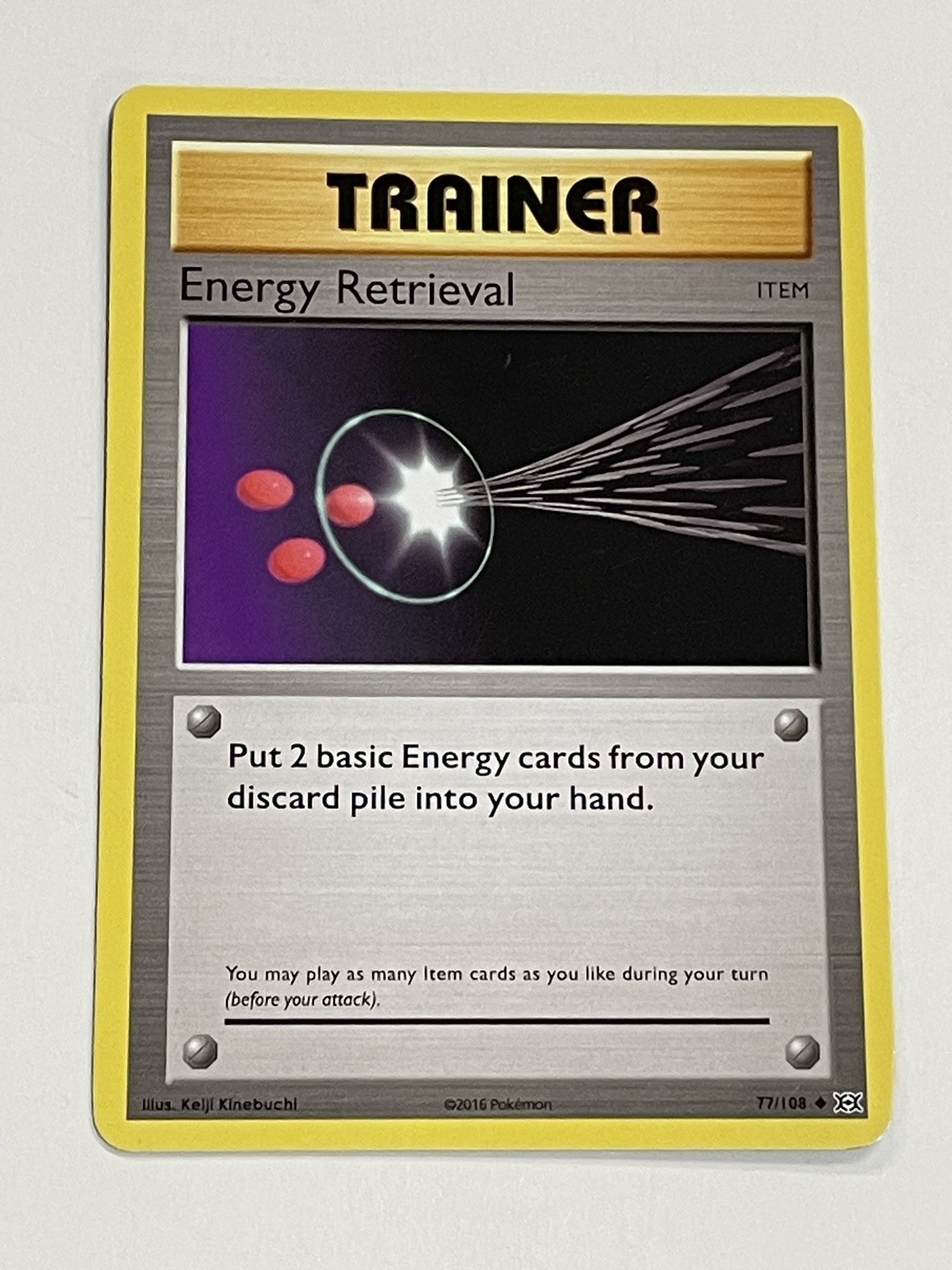Pokémon TCG XY 2016 - Evoluzioni #77/108 - Recupero Energia