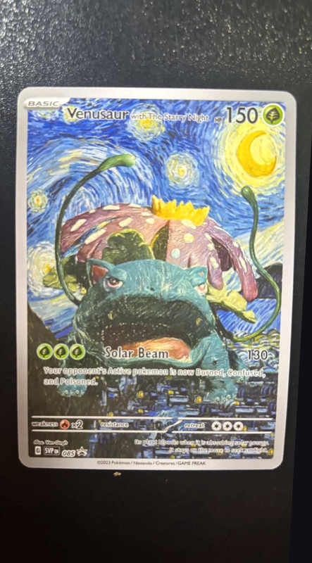 Venusaur notte stellata Fan Art