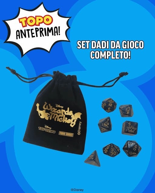 Topolino 3700 con i Dadi da Gioco di Wizards of Mickey