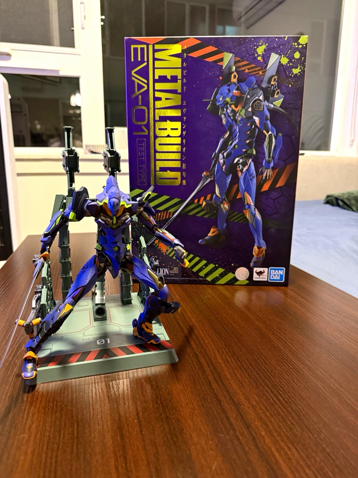 Bandai Metal Build Evangelion EVA-01 Test Type-01 Action Figure w/ Stand