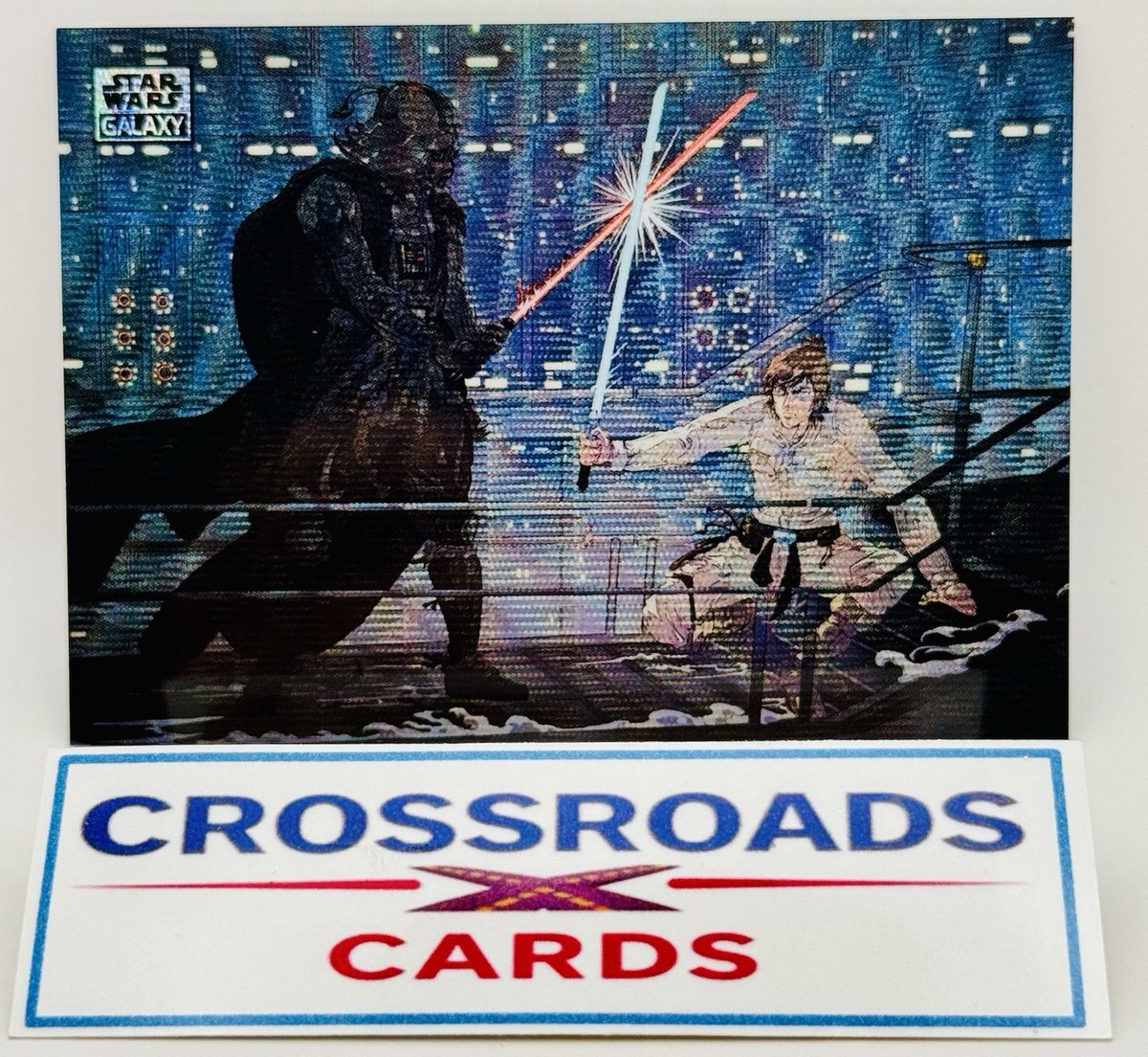 2026 Topps Chrome Star Wars Galaxy You Are Beatten Cloud-11 rifrattore onda /99
