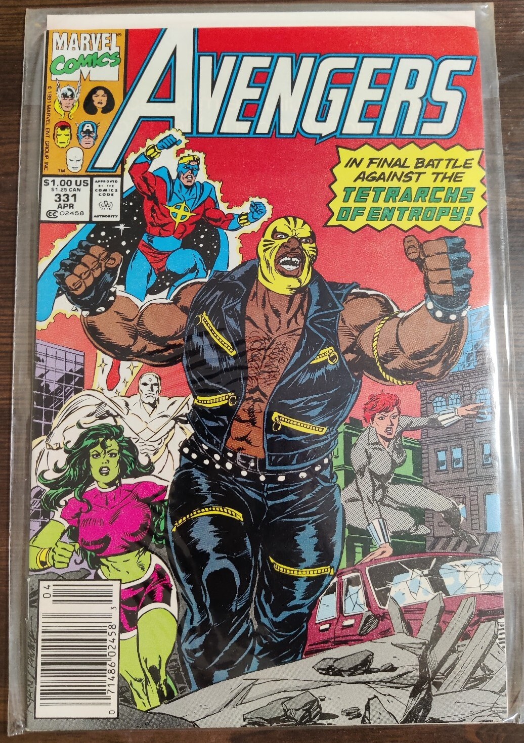 Avengers #331 April 1991 Marvel Comics Vintage 