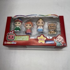 CoComelon JJ and Family, Baby and Toddler Toy Figure 2.5 inch 4-Pack New
