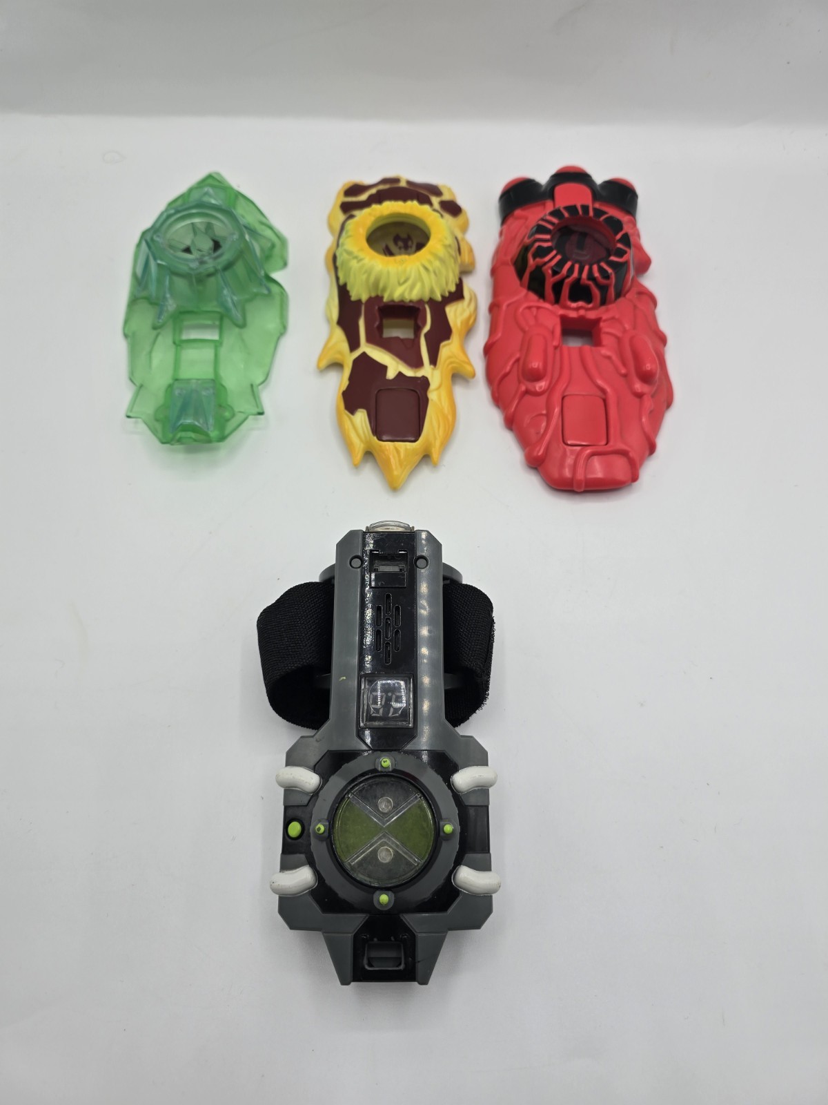 RARE BEN 10 TRANSFORMING ARM OMNITRIX lights sounds FX TOY BANDAI alien force