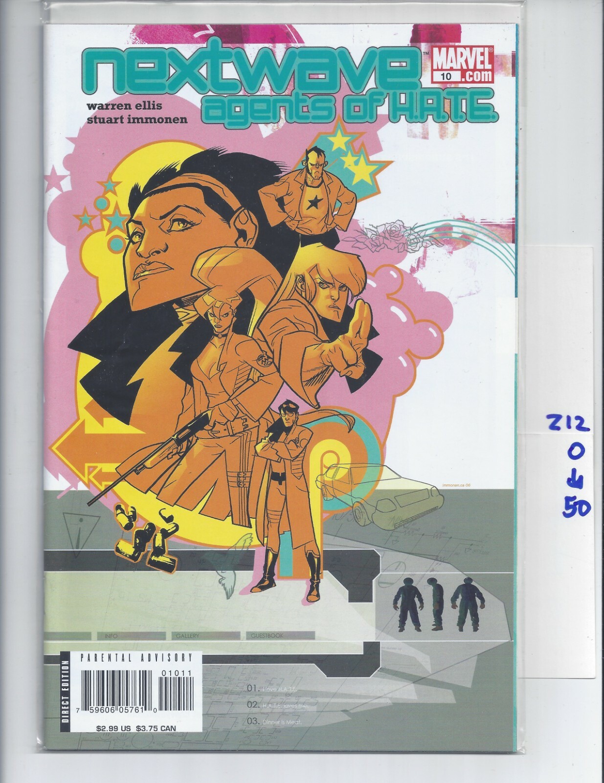 Nextwave Agents of Hate #10 ottime condizioni 2006 Marvel z12050