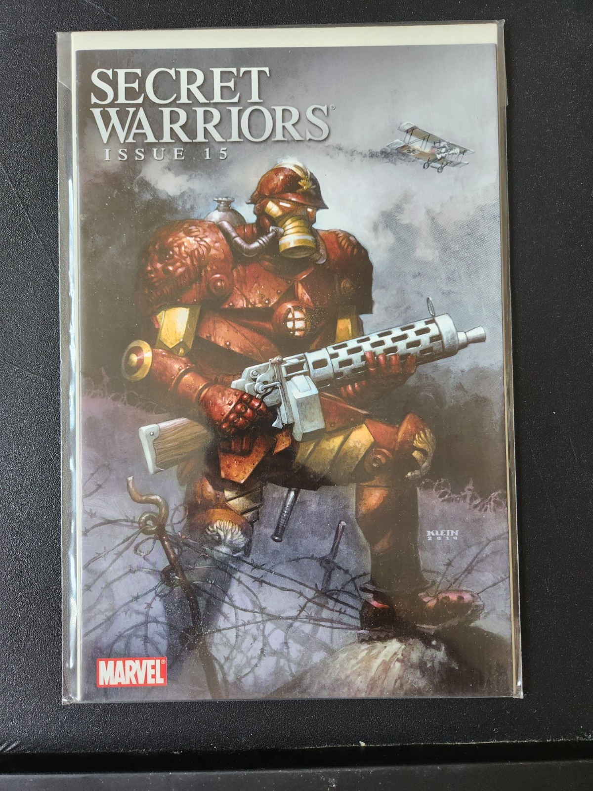 Copertina variante Secret Warriors #15 1:15 (2010) Secret Warriors VF+/NM- WP