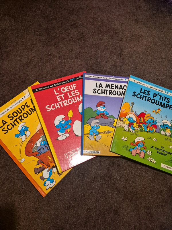 Lot bd Schtroumpfs