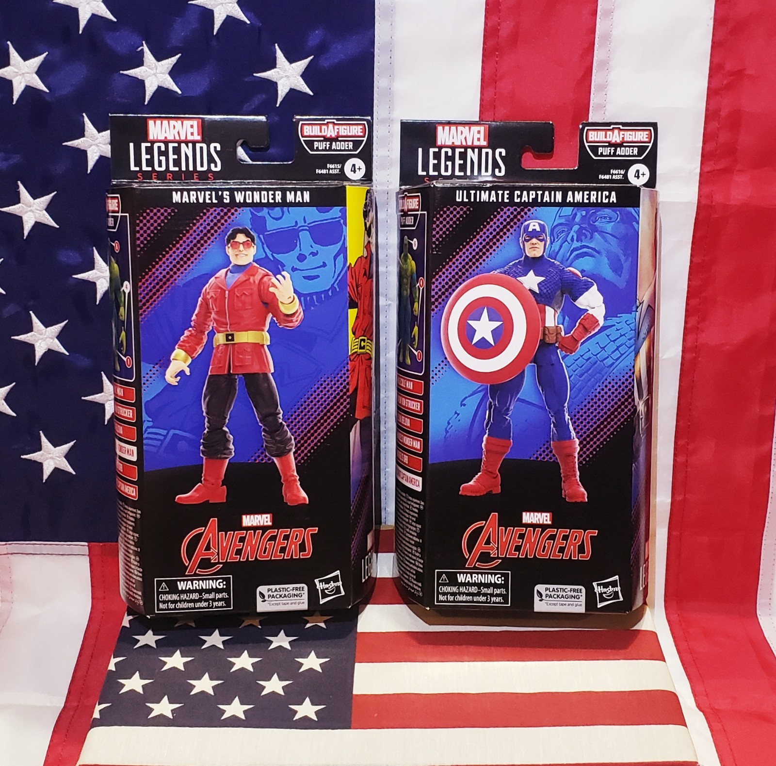Marvel Legends Series Ultimate Captain America & Wonder Man action figure