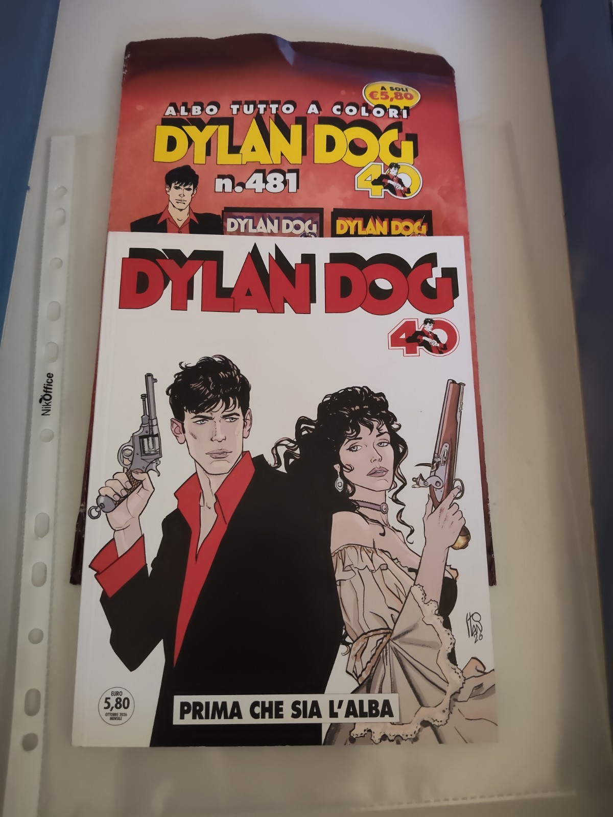 Sergio Bonelli Editore Dylan Dog n.481 Prima che sia l’alba a colori + volantino