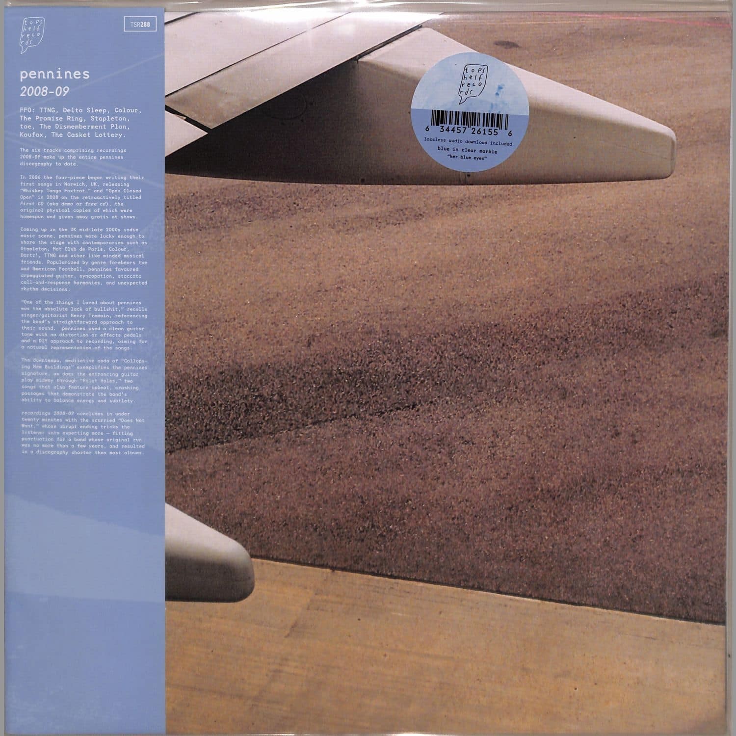 Pennines / RECORDINGS 2008-09 (LP) / TOPSHELF RECORDS / LPTSRC288 / LP