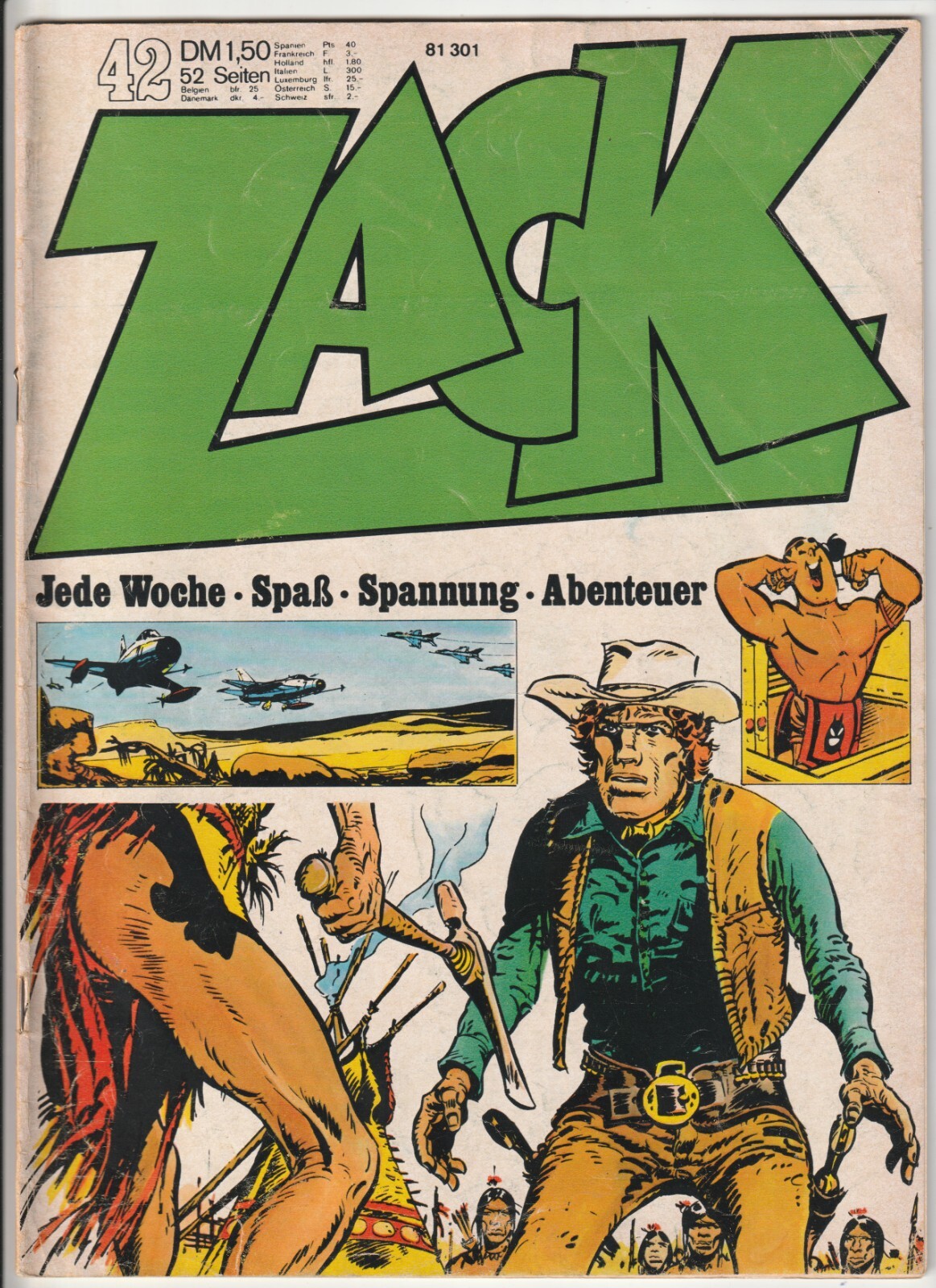✪ ZACK #42/1972, Corallo Editore COMICHEFT Z2