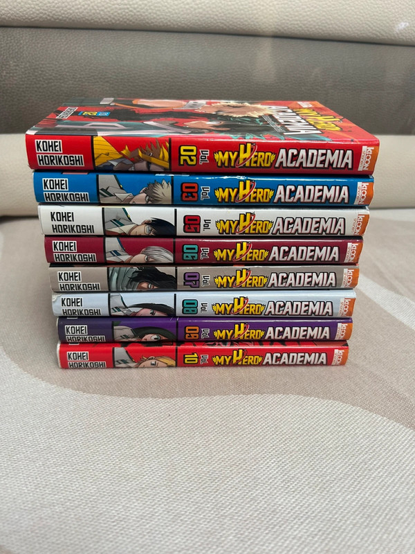 My hero academia manga de 2 a 10