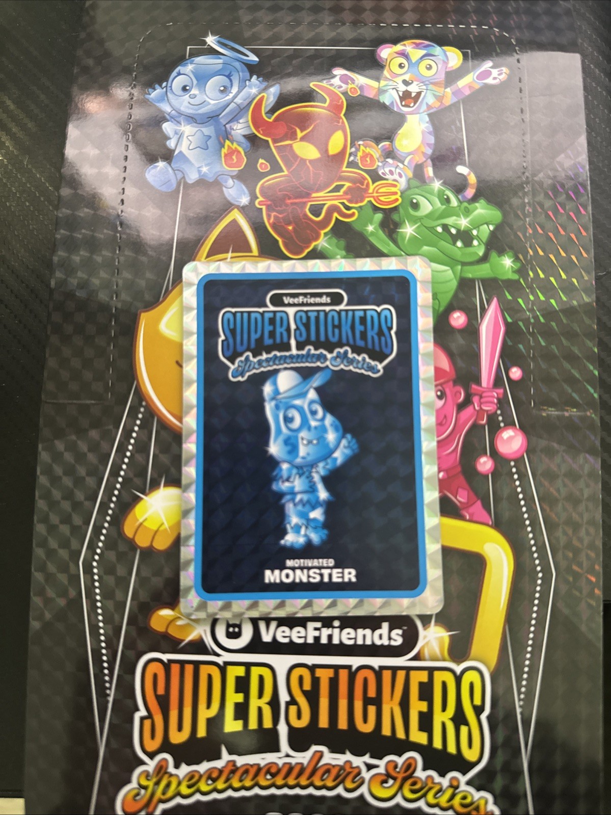 VeeFriends Spectacular Series Super Sticker Motivated Monster Diamond