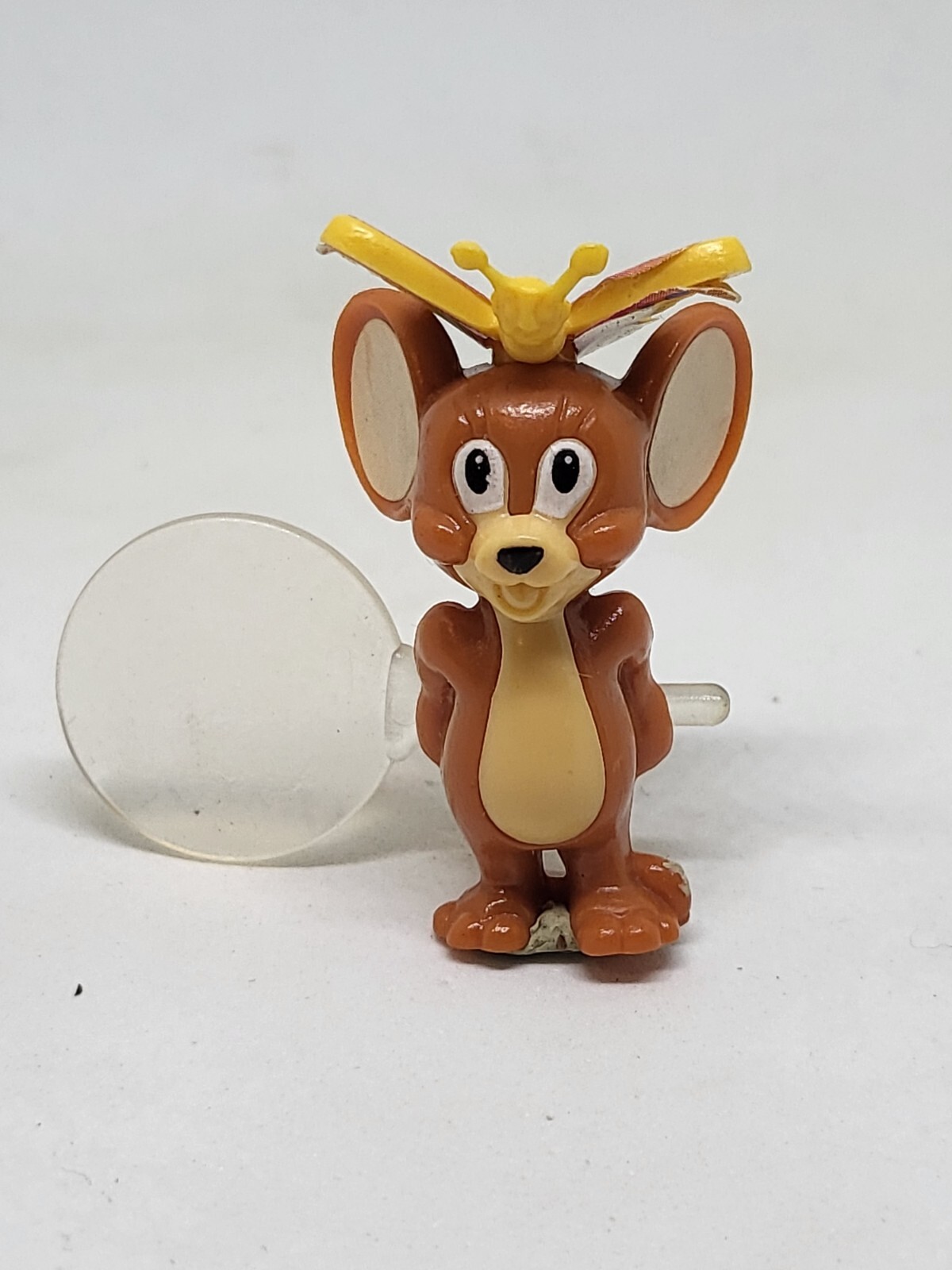 Figurina Vintage KINDER Tom E Jerry Con Farfalla E Lente PVC