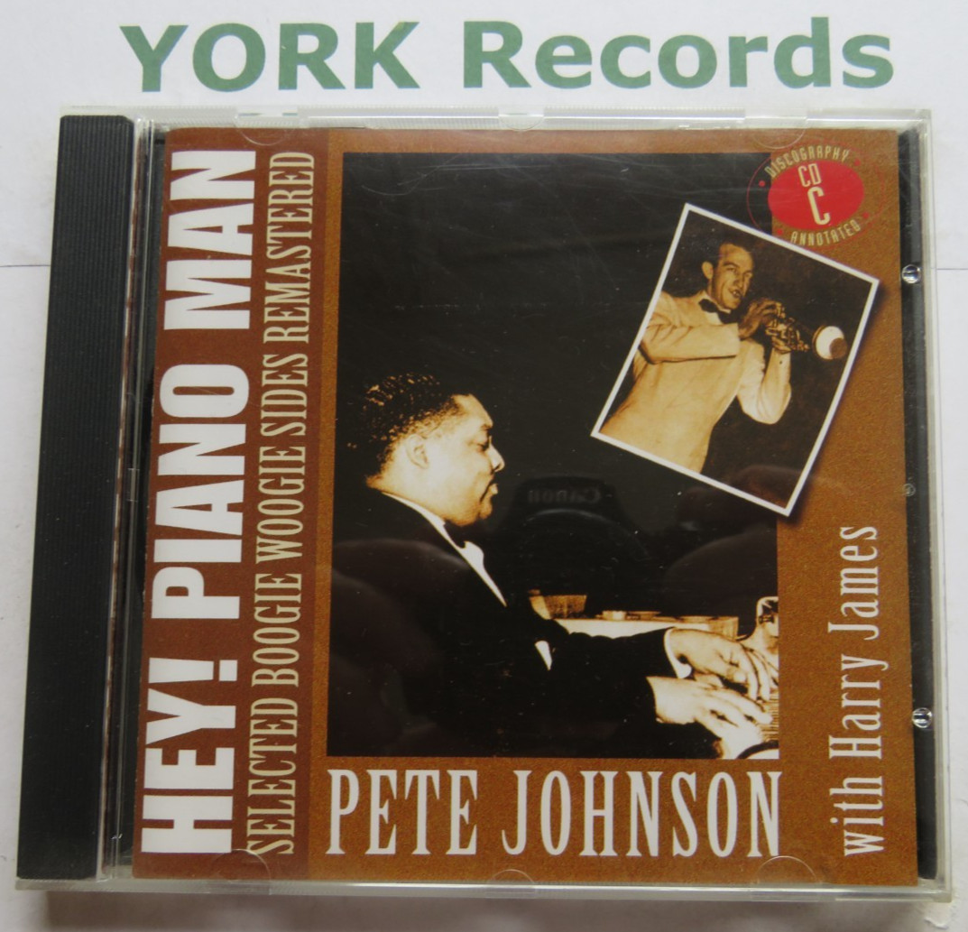 PETE JOHNSON - Hey! Piano Man - Excellent Condition CD Album JSP