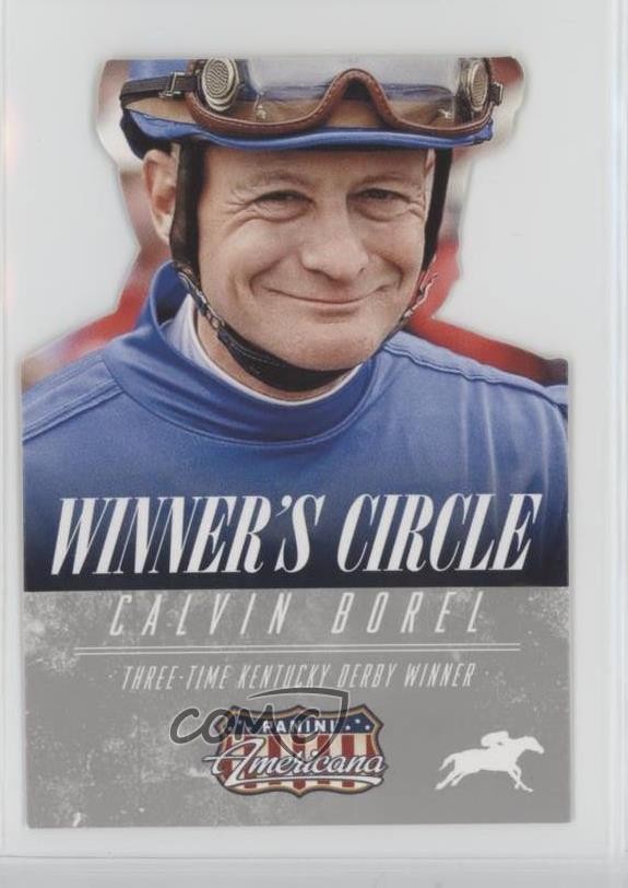 2015 Panini Americana Winner's Circle Calvin Borel #5 0bt4