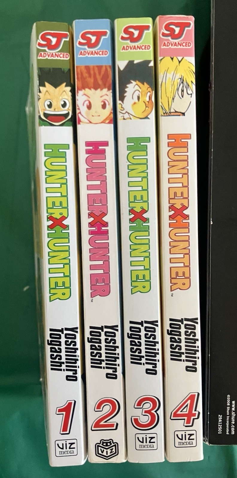 Hunter x Hunter Manga Volume Lotto Set Vol 1-4 Inglese Shonen Jump Avanzato