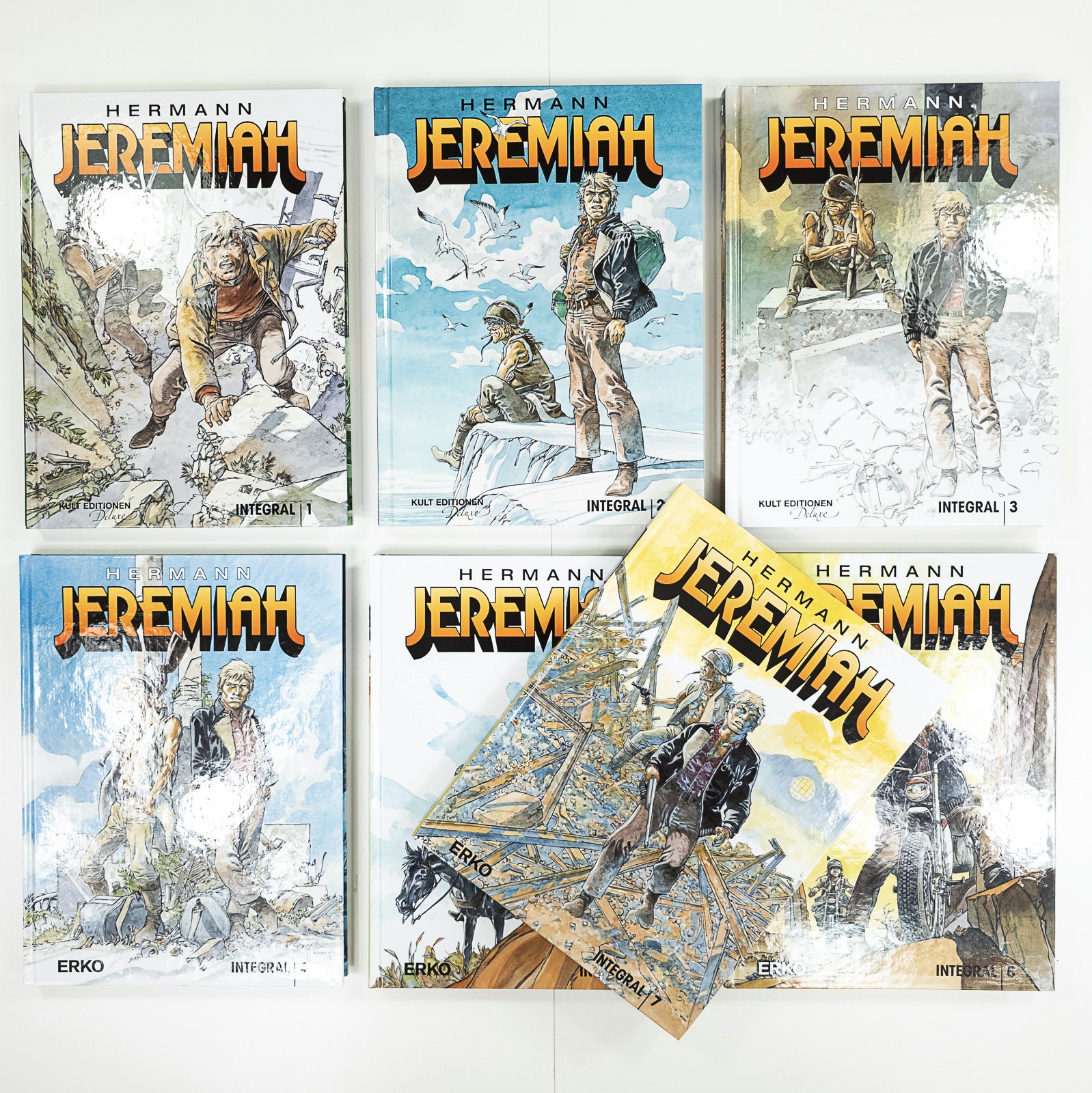 Jeremiah Integral 1-7 completo | come nuovo | HC Kult & Erko | fumetto | tedesco