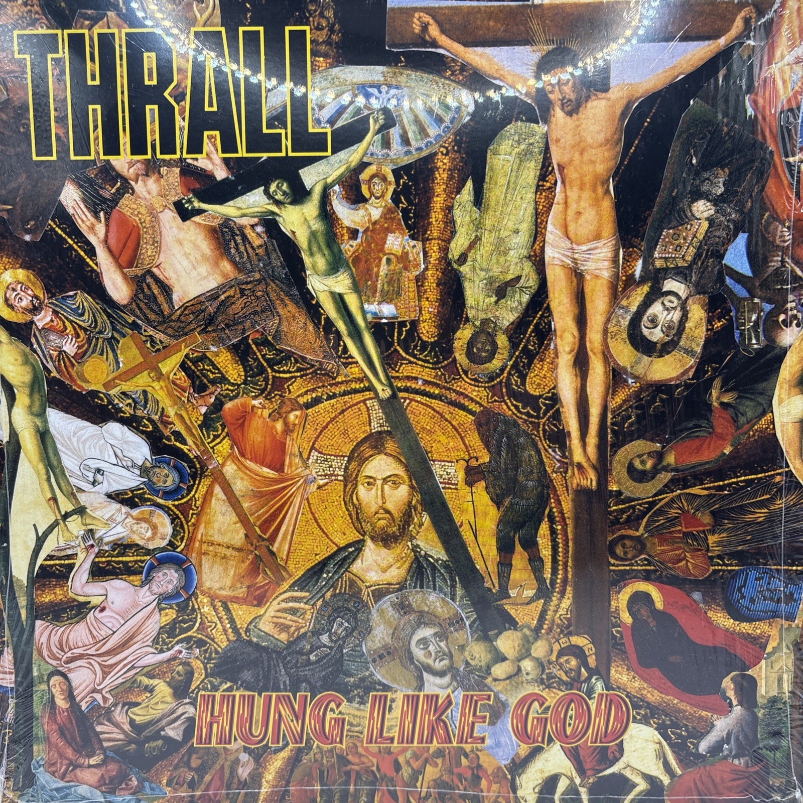 Thrall - Hung Like God LP 2022 EX/EX Splatter Vinyl Ltd Edit Reissue Punk Rock