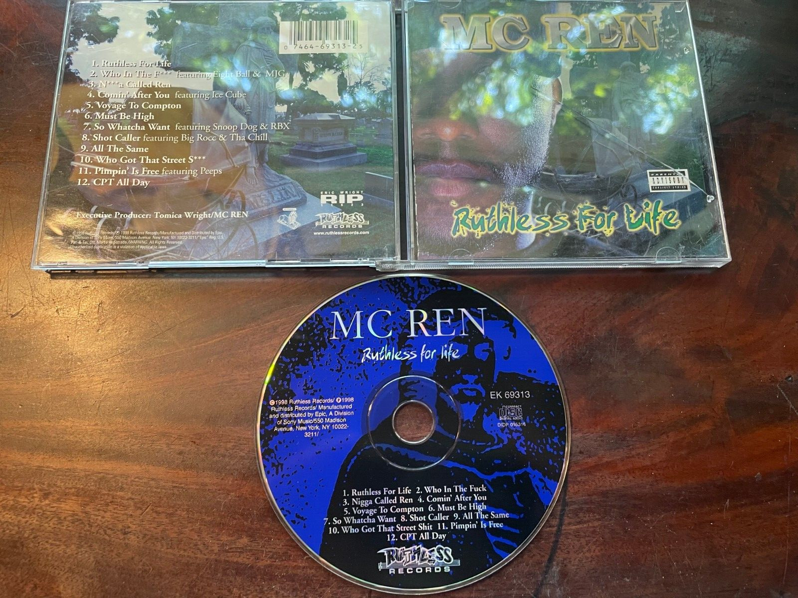 Ruthless for Life (Used CD, 1998) McRen
