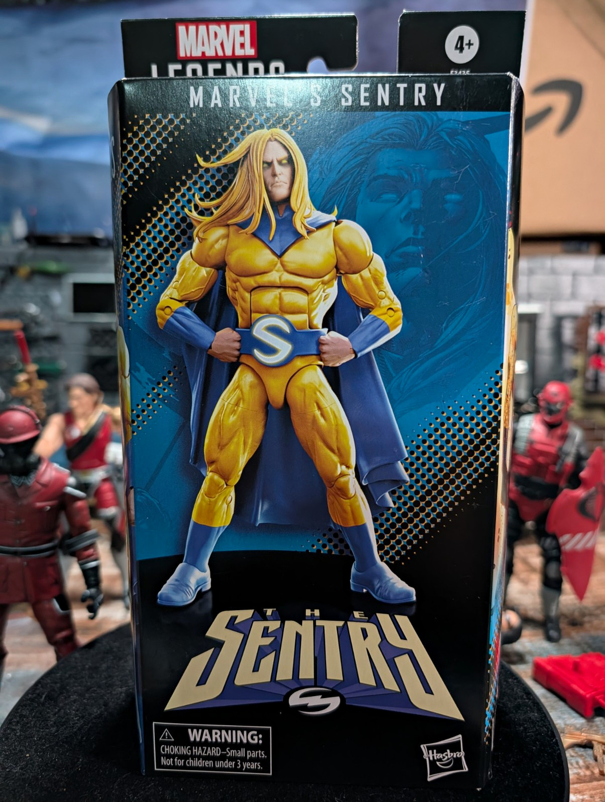 Hasbro Marvel Legends Series Modellino Sentinella Giallo/Blu Alt Head/Hands