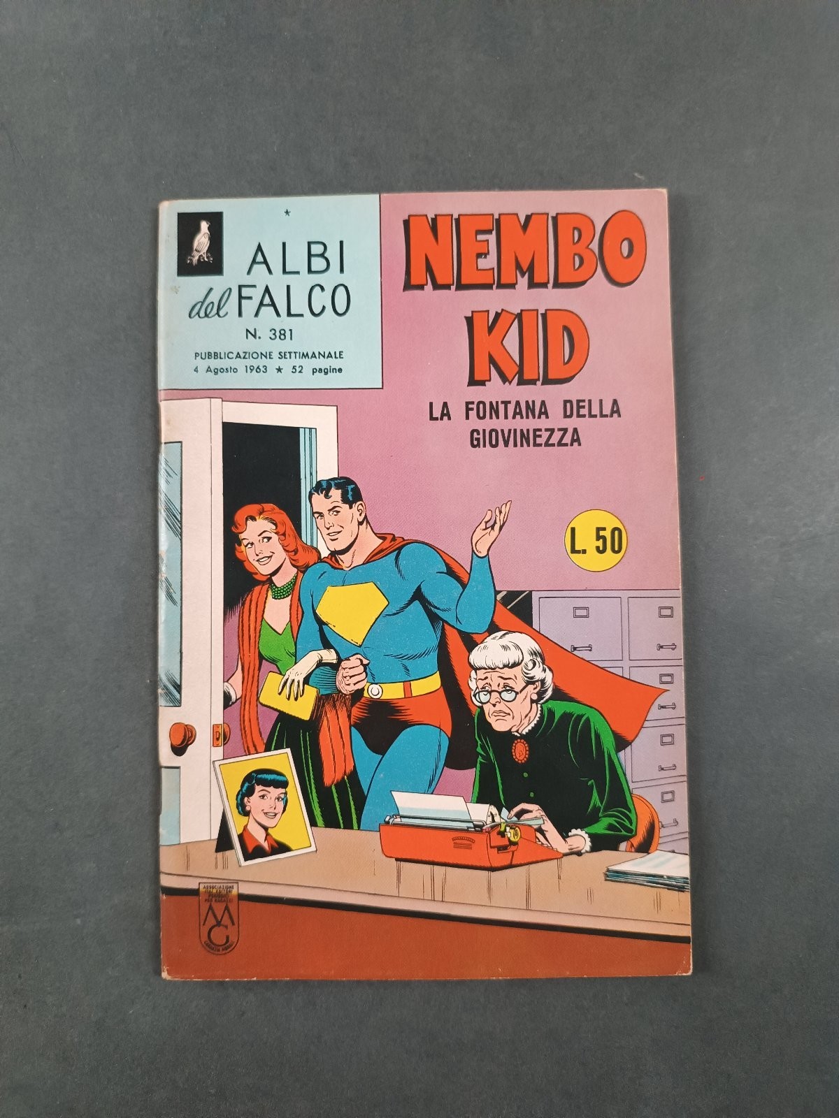 Albi del Falco Nembo Kid n.381 La Fontana della Giovinezza Mondadori 1963