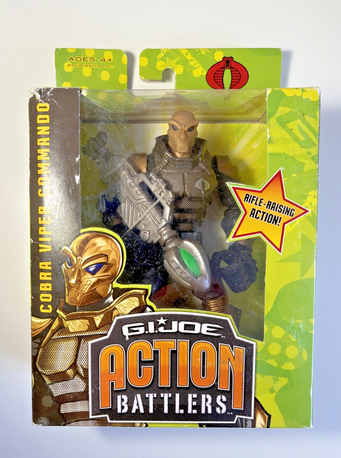 🟠 Modellino GI Joe Action Battlers Cobra Viper 6" di Hasbro nuovo imballato