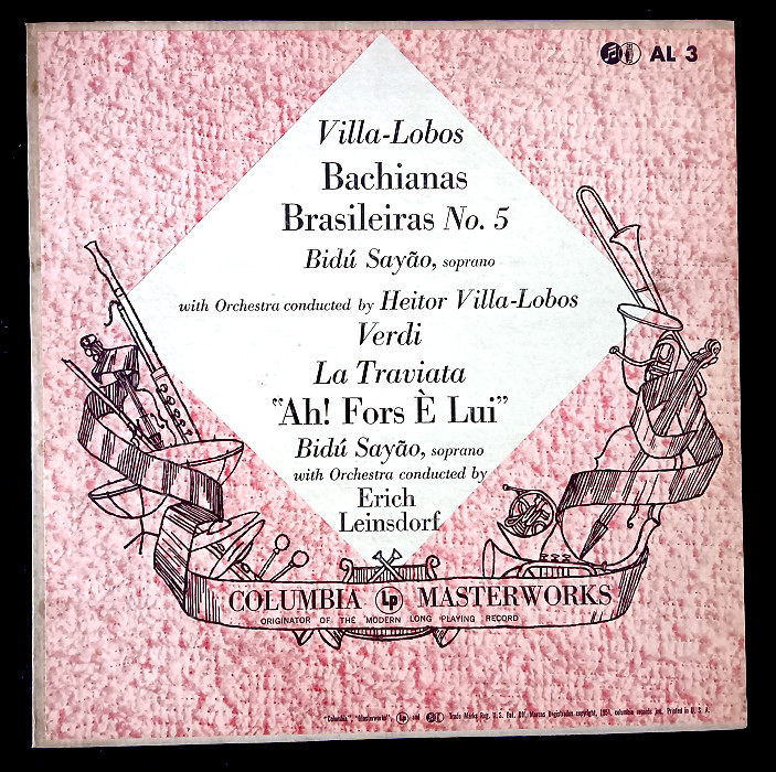 HISTORIC RECORDING : Bidu Sayao, Leinsdorf, Rose, Villa-Lobos